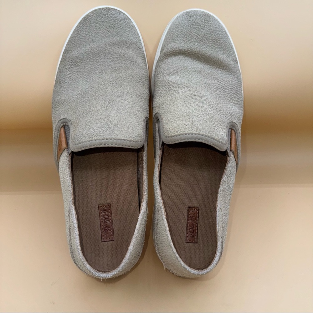 Olukai Pehuea Leather Taupe Women’s Size 9, EUC - Picture 4 of 9